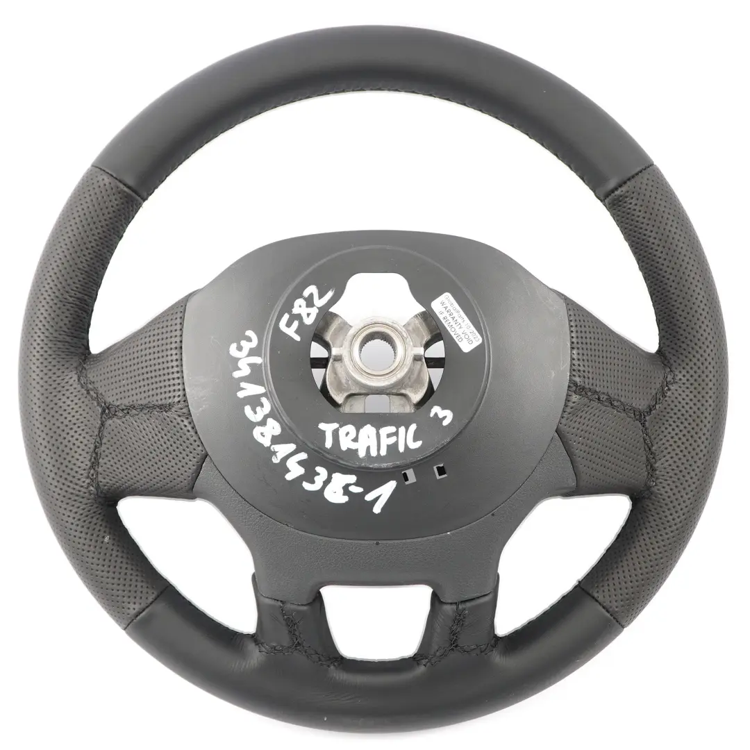Renault Trafic III F82 Opel Vivaro Primastar NOUVEAU Cuir Noir Volant - SKU 34138143C-1 - Numéro de pièce 34138143C