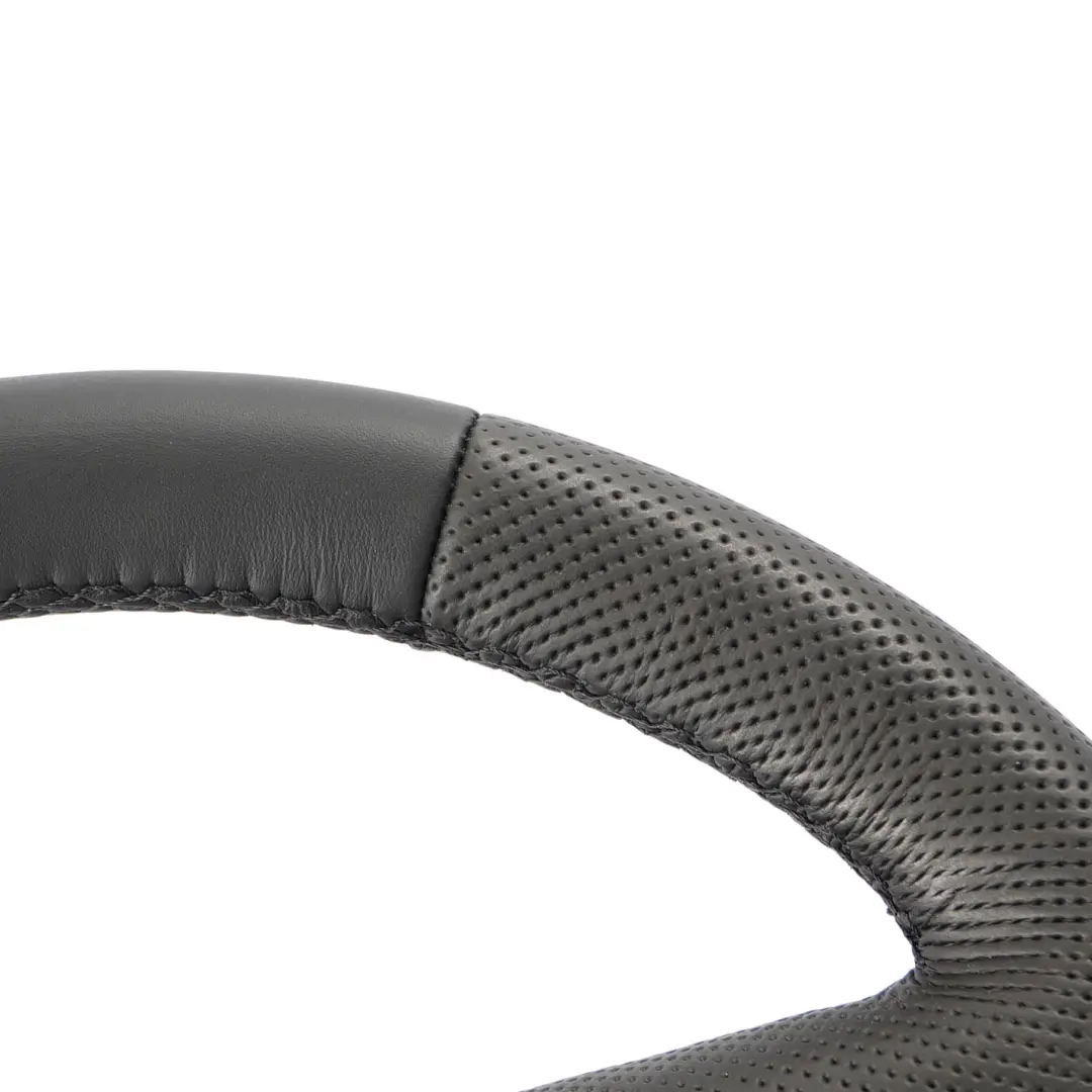 Renault Trafic Vauxhall Opel Vivaro B NEW Black Leather Steering Wheel - SKU 34138143C-1 - Part number 34138143C