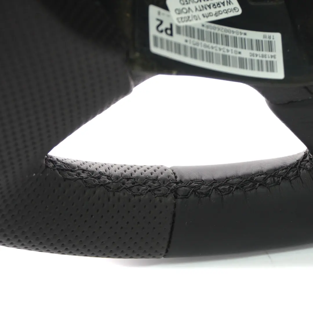 Renault Trafic Vauxhall Opel Vivaro B NEW Black Leather Steering Wheel - SKU 34138143C-1 - Part number 34138143C