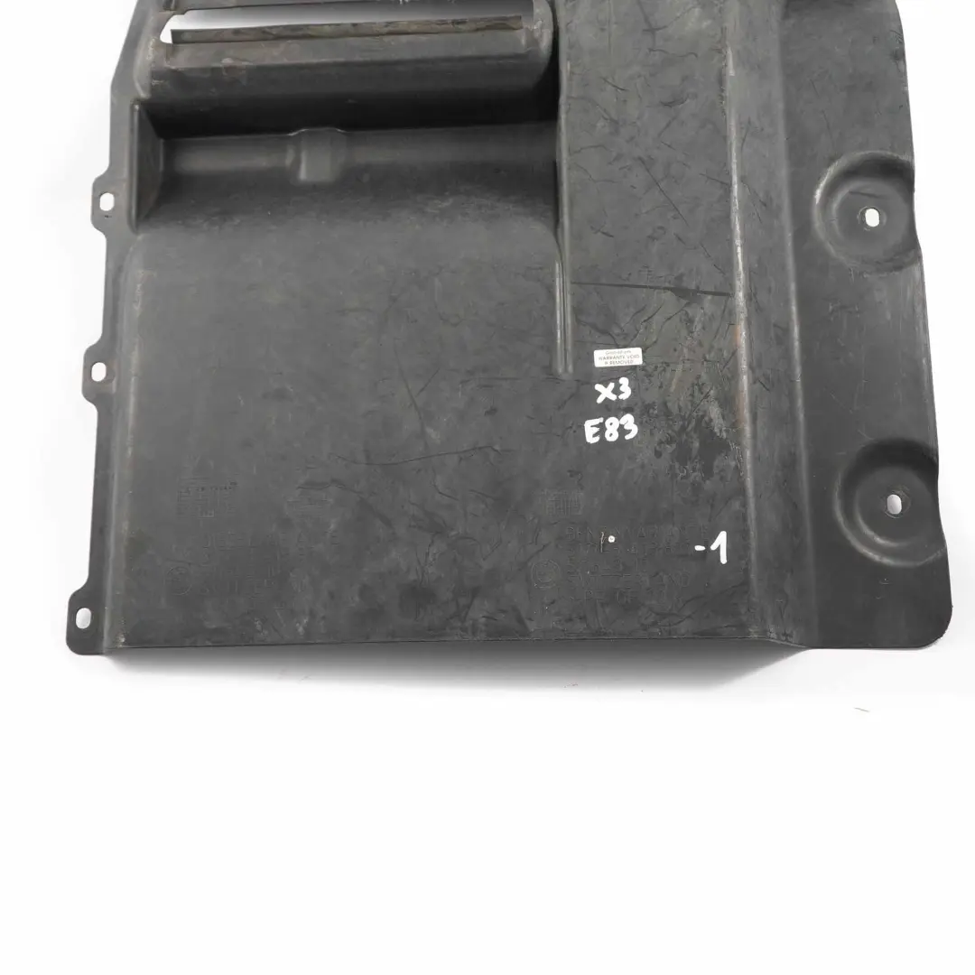 Underbody Cover BMW X3 E83 Engine Compartment Panel Underhood Petrol to with Part number 3413832 Underbody Cover BMW X3 E83 Engine Compartment Panel Underhood Petrol - SKU 3413832-1 - Part number 3413832