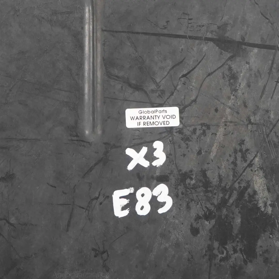 Habillage dessous caisse BMW X3 E83 Panneau compartiment moteur sous capot pour à propos du numéro de pièce 3413832 Habillage dessous caisse BMW X3 E83 Panneau compartiment moteur sous capot - SKU 3413832-1 - Numéro de pièce 3413832