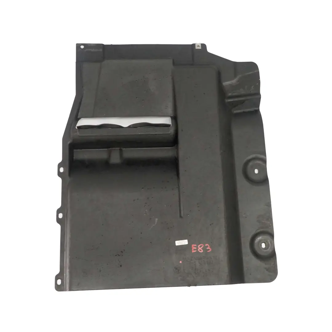  Habillage dessous caisse BMW X3 E83 Panneau compartiment moteur sous capot - SKU 3413832 - Numéro de pièce 3413832