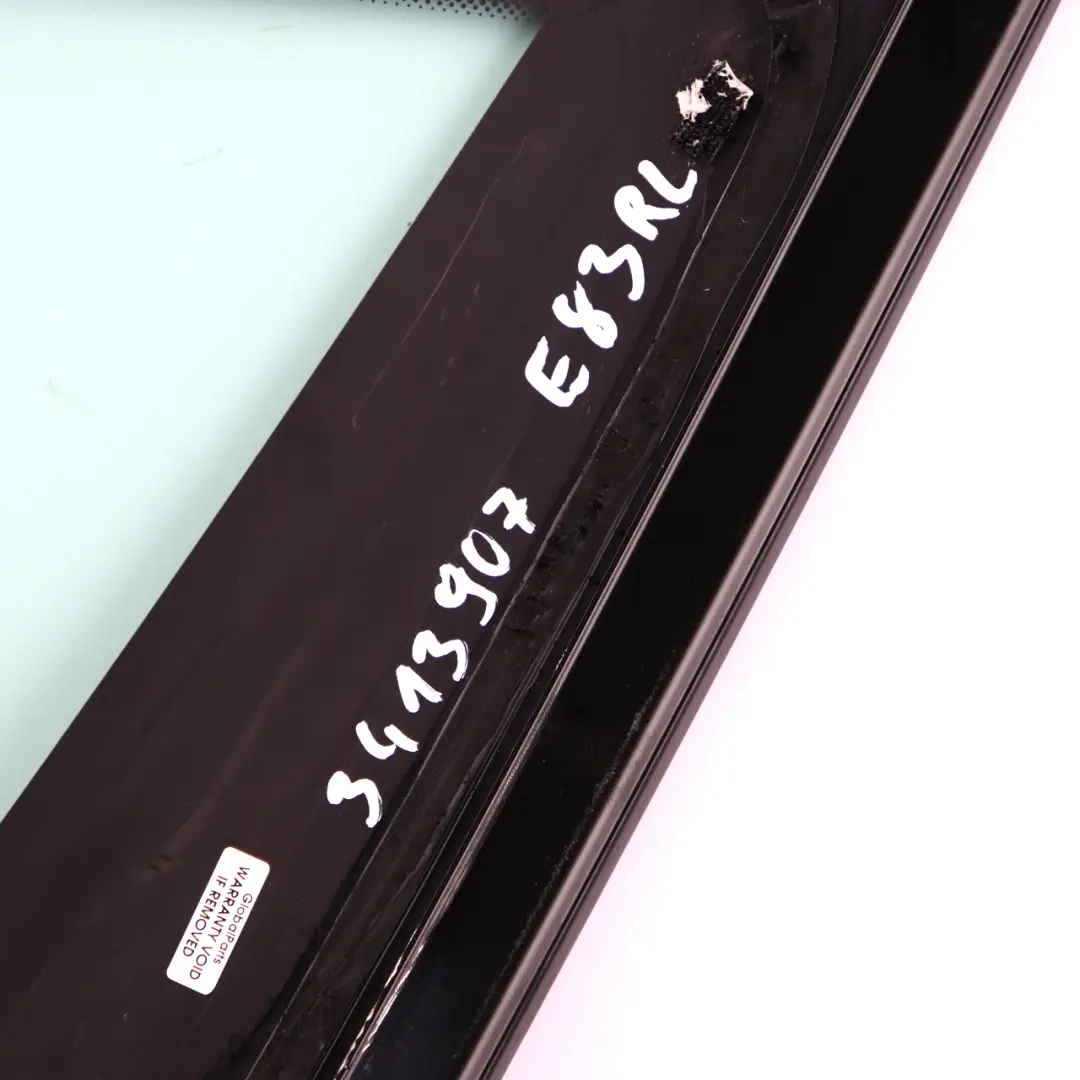 Szyba Boczna Trójkąt Tylna Lewy Tył AS2 do BMW X3 E83 LCI o numerze 3413907 BMW X3 E83 LCI Szyba Boczna Trójkąt Tylna Lewy Tył AS2 - SKU 3413907 - Numer Części 3413907