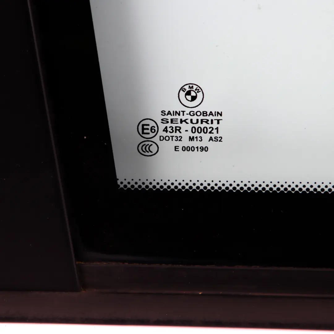 BMW X3 E83 LCI Trim Finestra laterale vetro fisso verde posteriore sinistra AS2 - SKU 3413907 - Numero di parte 3413907