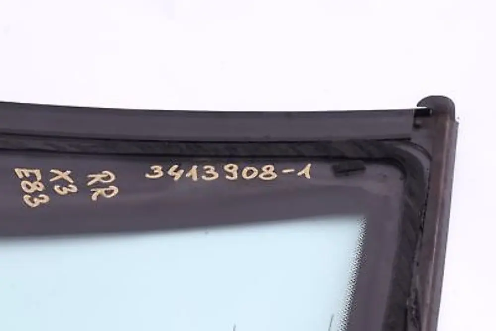 Vitre Latérale Fixe Arrière Droite Verte AS2 TV Function pour BMW X3 E83 à propos du numéro de pièce 3413908 BMW X3 E83 Vitre Latérale Fixe Arrière Droite Verte AS2 TV Function - SKU 3413908-1 - Numéro de pièce 3413908