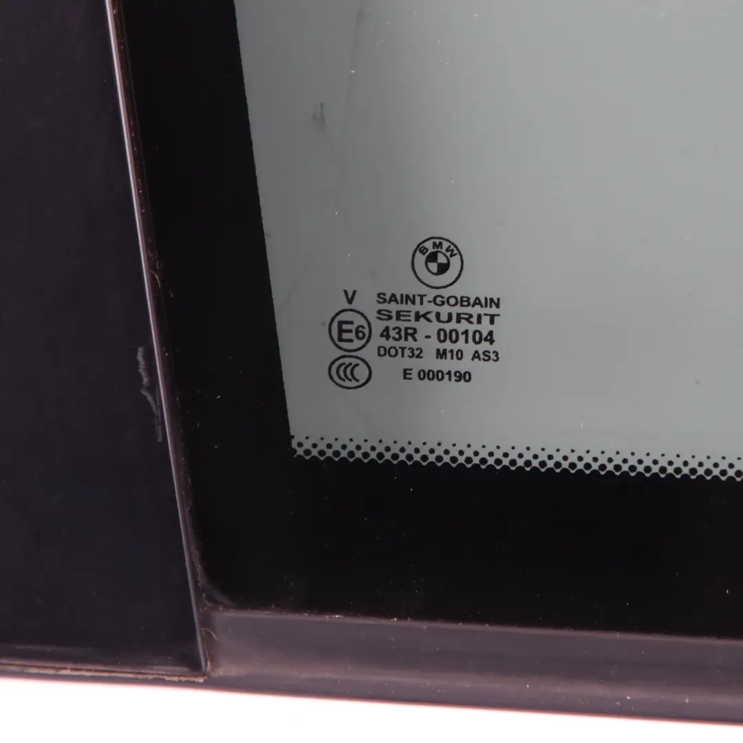 BMW X3 E83 Fixed Door Window Glass Rear Left N/S Black AS3 Tinted - SKU 3413911-1 - Part number 3413911