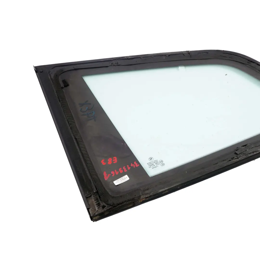 Seitenscheibe Festst Ggrün Hinten Rechts AS2 für BMW X3 E83 mit Teilenummer 3413916 BMW X3 E83 Seitenscheibe Festst Ggrün Hinten Rechts AS2 - SKU 3413916-1 - Teilenummer 3413916