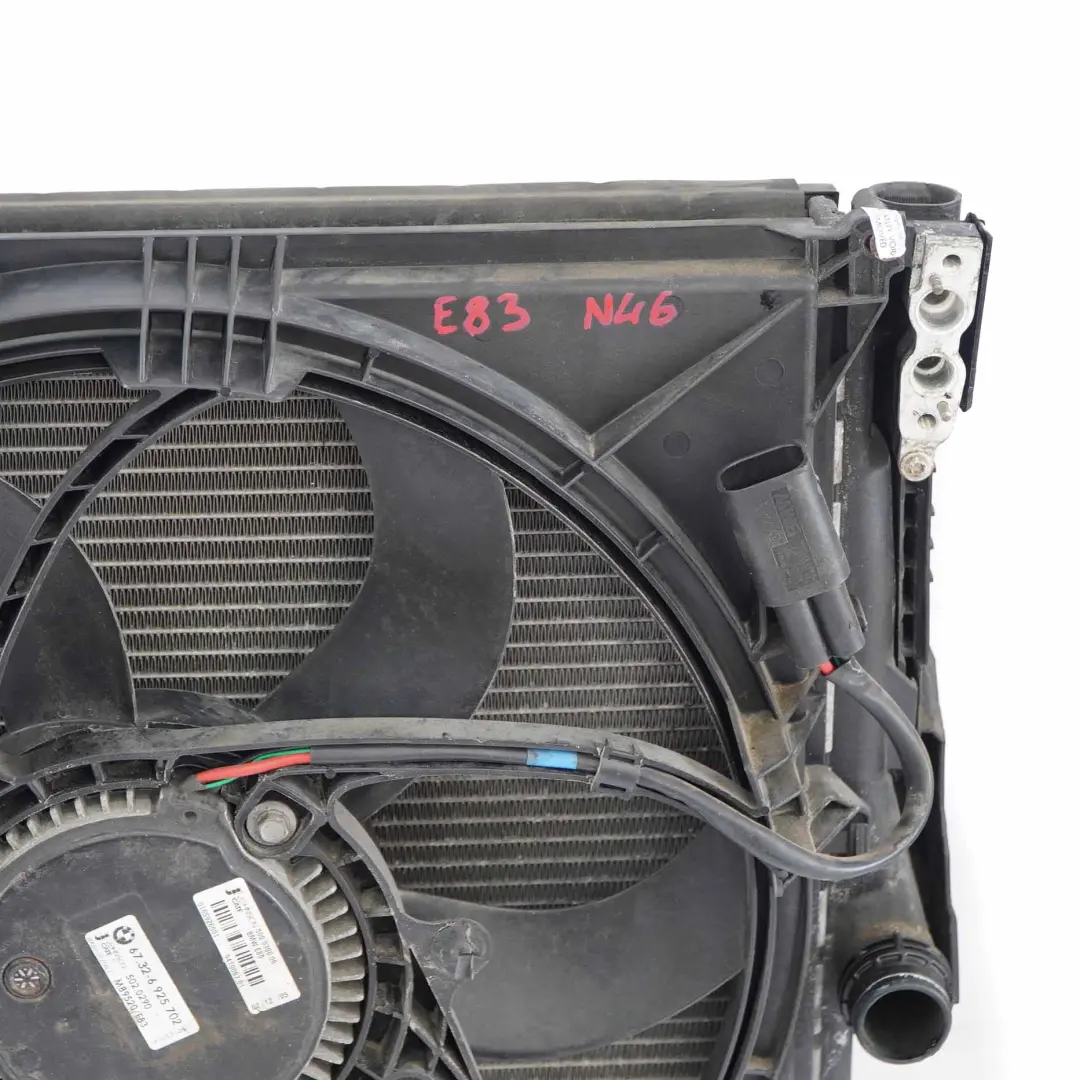 Motor Kühler Lüfterzarge mit Lüfter 400W für BMW X3 E83 mit Teilenummer 3414008 BMW X3 E83 Motor Kühler Lüfterzarge mit Lüfter 400W - SKU 3414008-2 - Teilenummer 3414008