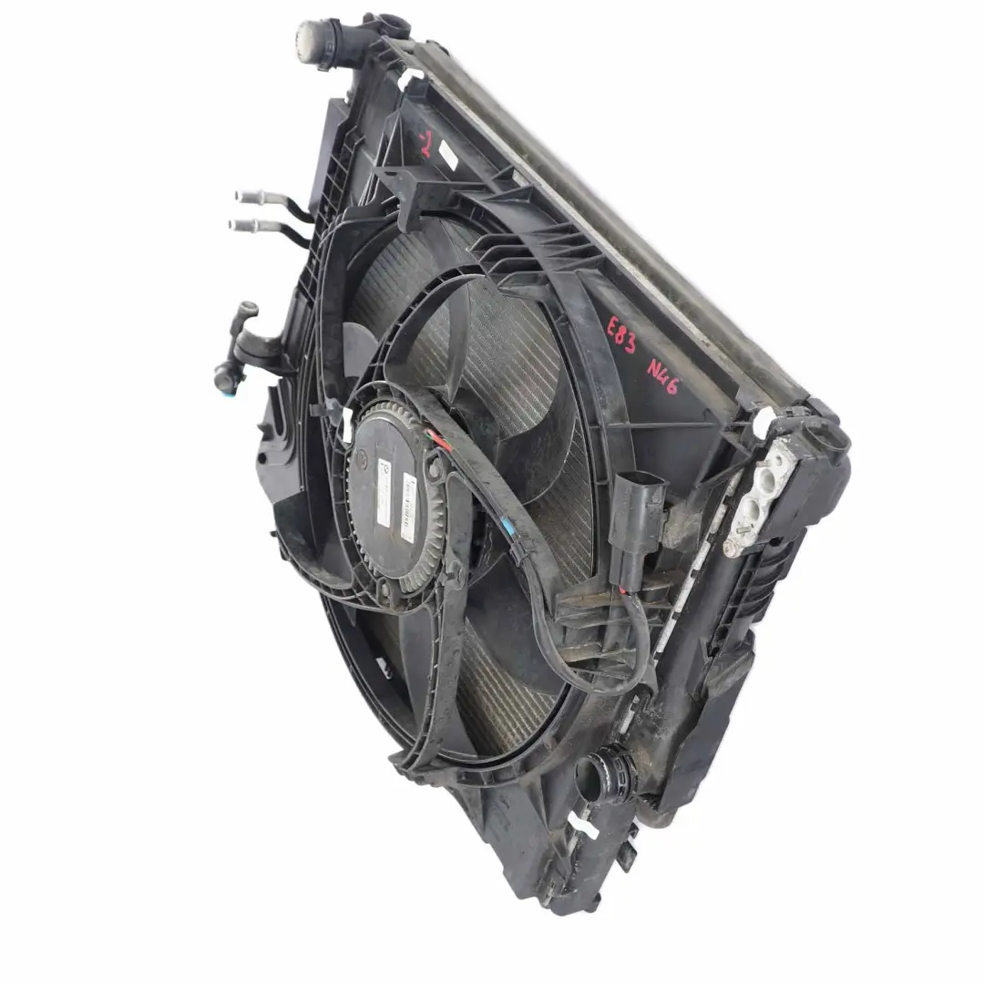 BMW X3 E83 Motor Kühler Lüfterzarge mit Lüfter 400W - SKU 3414008-2 - Teilenummer 3414008