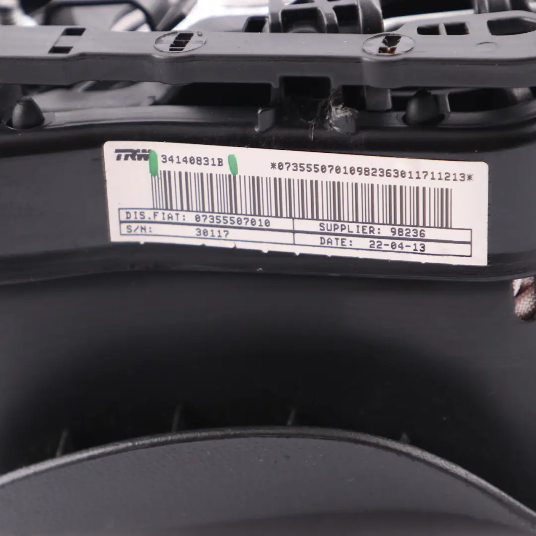 Steering Wheel Air Module Driver Side Black to Vauxhall Combo D with Part number 34140831B Vauxhall Combo D Steering Wheel Air Module Driver Side Black - SKU 34140831B - Part number 34140831B