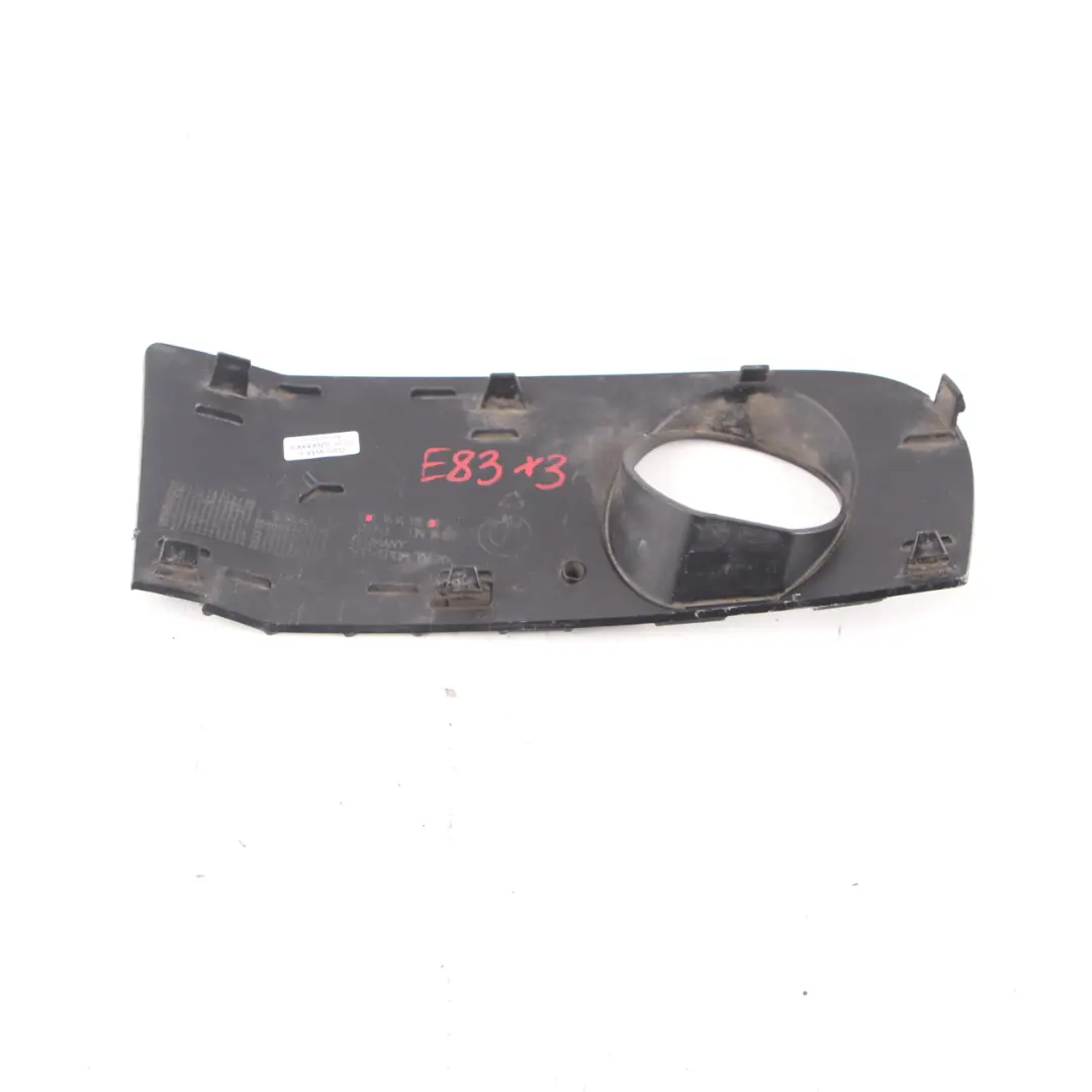 BMW X3 E83 M Sport Front Bumper Cover Fog Lamp Grill Left N/S - SKU 3414311 - Part number 3414311