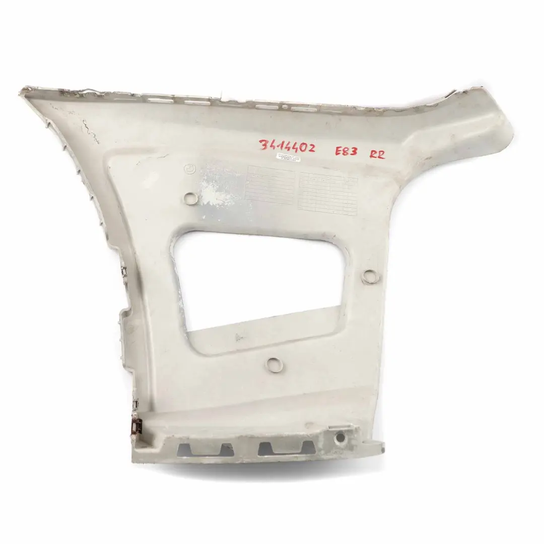 M-Sport Lateral Bumper Support Bracket Rear Right O/S to BMW X3 E83 with Part number 3414402 BMW X3 E83 M-Sport Lateral Bumper Support Bracket Rear Right O/S - SKU 3414402-1 - Part number 3414402