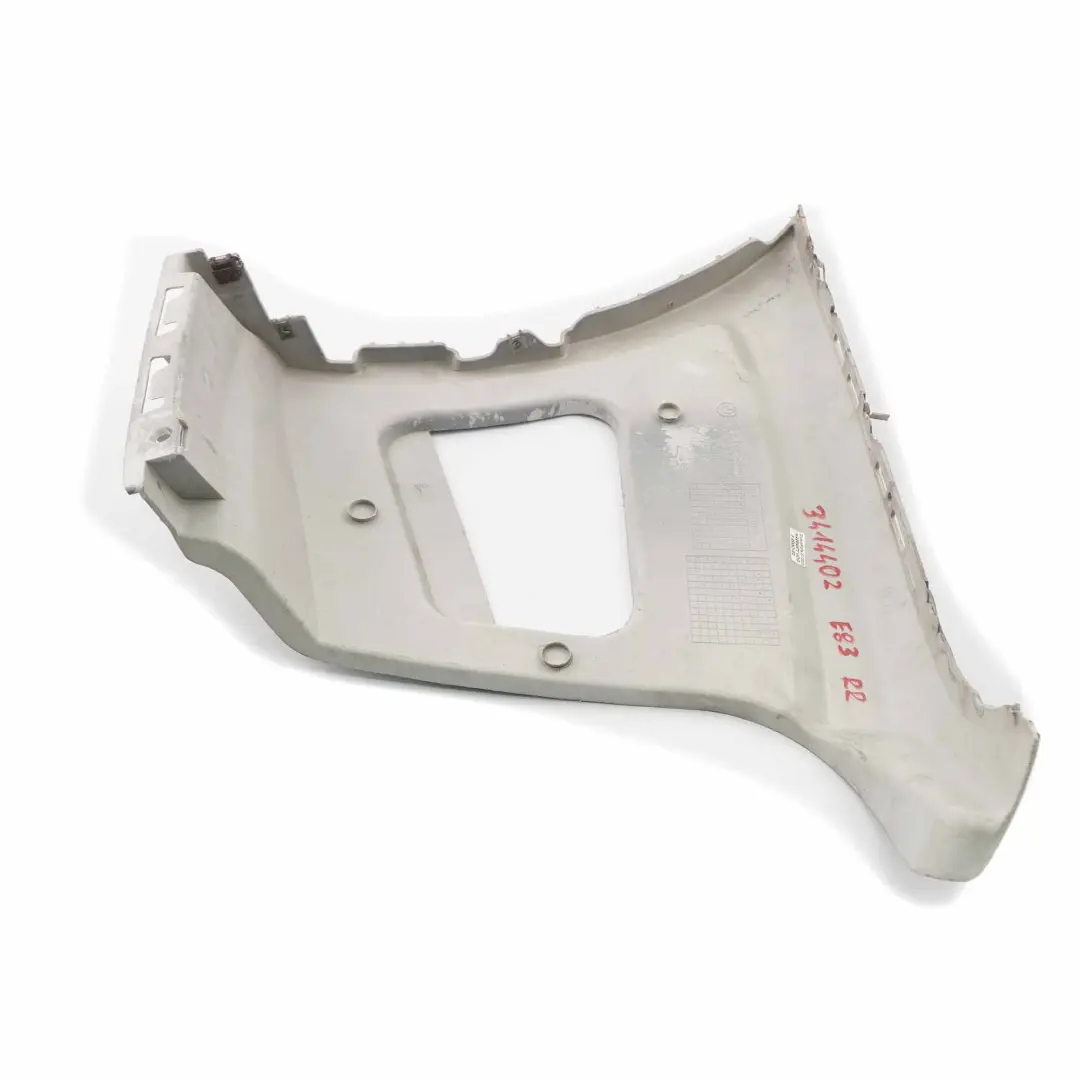 M-Sport Support Latéral de Pare-chocs Arrière Droit pour BMW X3 E83 à propos du numéro de pièce 3414402 BMW X3 E83 M-Sport Support Latéral de Pare-chocs Arrière Droit - SKU 3414402-1 - Numéro de pièce 3414402