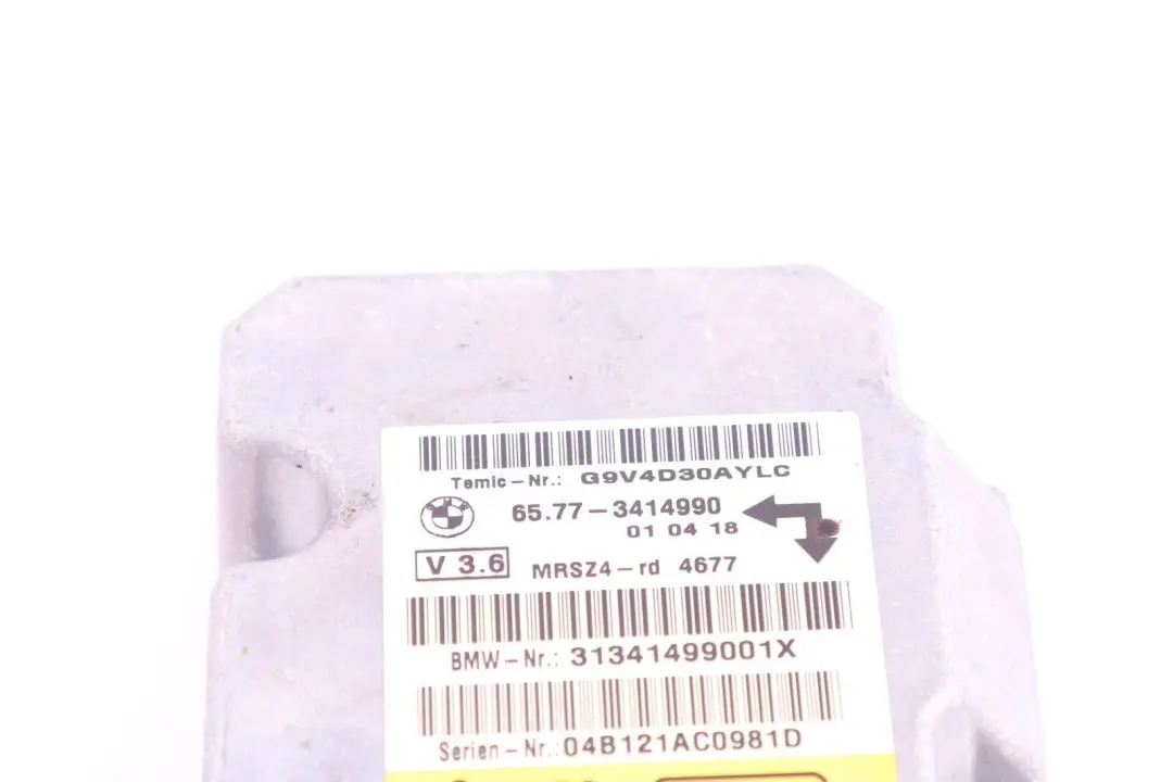 BMW E83 X3 Sensor Moduł Poduszek Powietrznych - SKU 3414990 - Numer Części 65773414990
