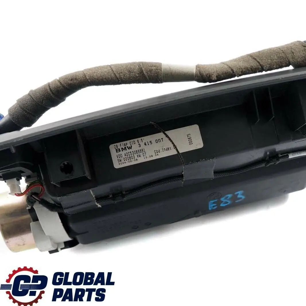 Boardmonitor Central Information Display Screen 6,5" to BMW X3 Series E83 with Part number 3415007 BMW X3 Series E83 Boardmonitor Central Information Display Screen 6,5" - SKU 3415007 - Part number 3415007