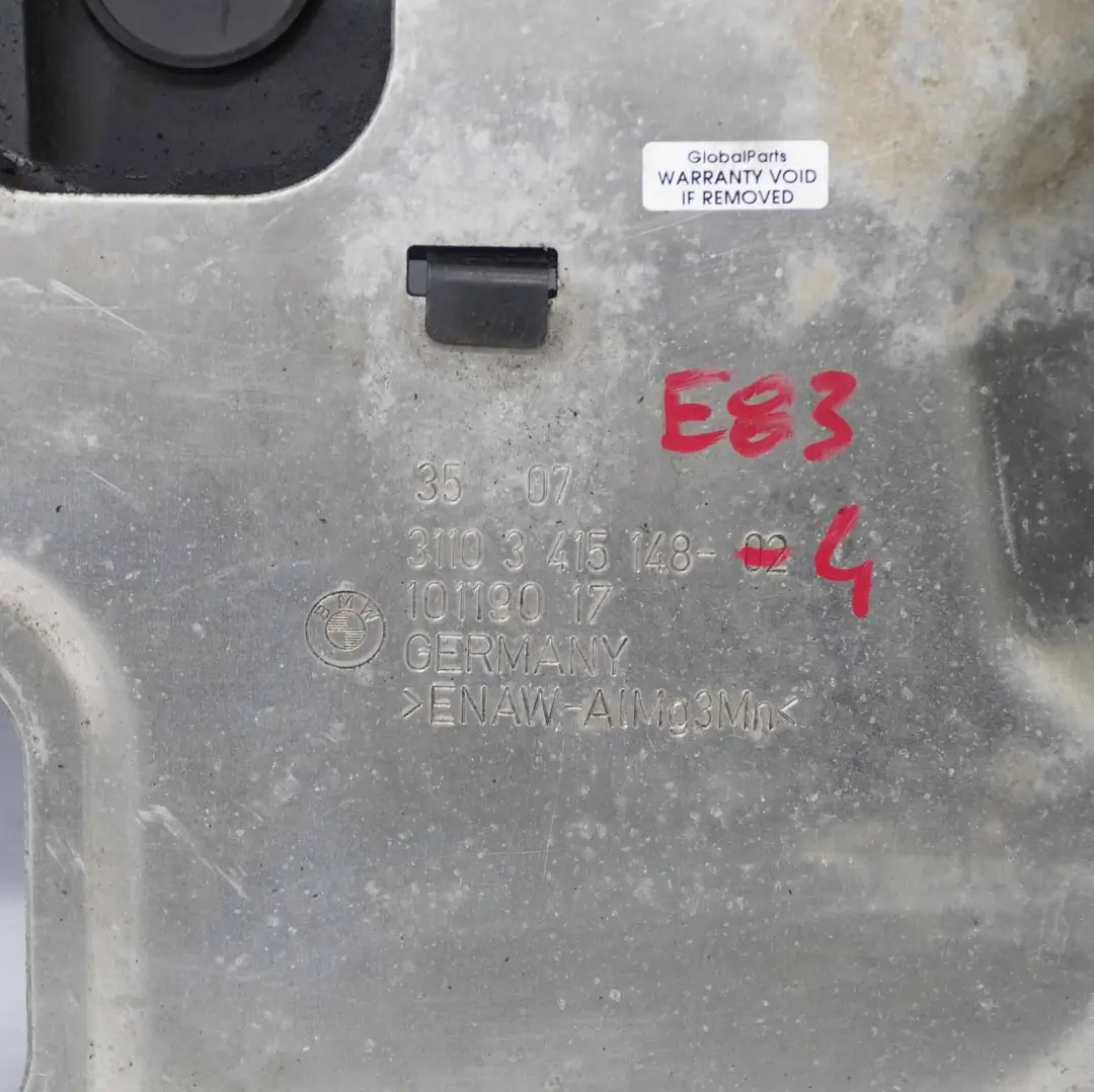 Revetement Plaque de Renfort 3110 pour BMW X3 E83 à propos du numéro de pièce 3415148 BMW X3 E83 Revetement Plaque de Renfort 3110 - SKU 3415148-4 - Numéro de pièce 3415148