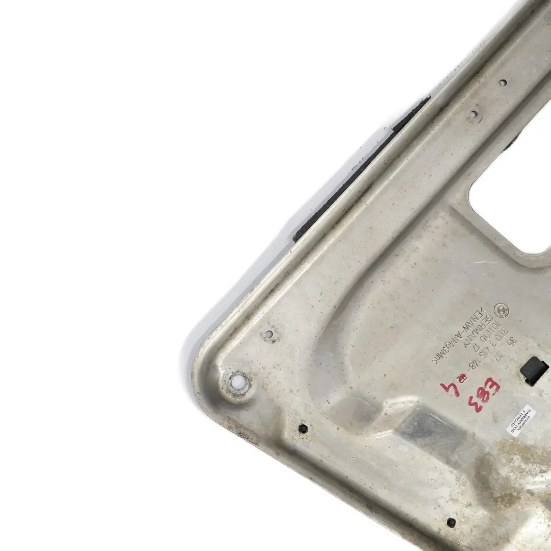 Piastra Rinforzo Scatola Trasferimento Pannello Protezione per BMW X3 E83 con numero di parte 3415148 BMW X3 E83 Piastra Rinforzo Scatola Trasferimento Pannello Protezione - SKU 3415148-4 - Numero di parte 3415148