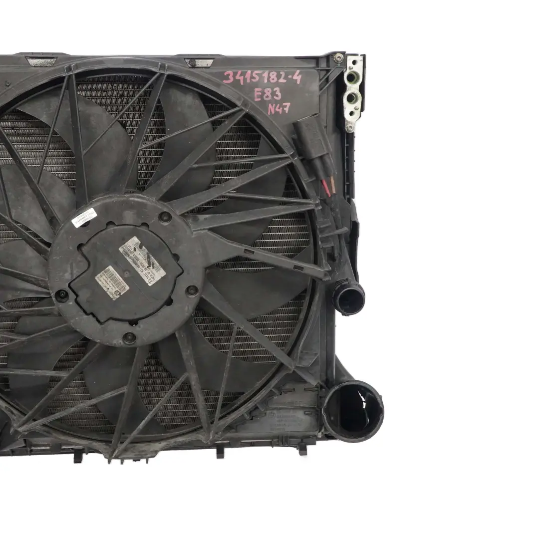 BMW Ventilador del radiador 2.0d N47 Juego completo Carcasa del motor - SKU 3415182-4 - Número de pieza 3415182