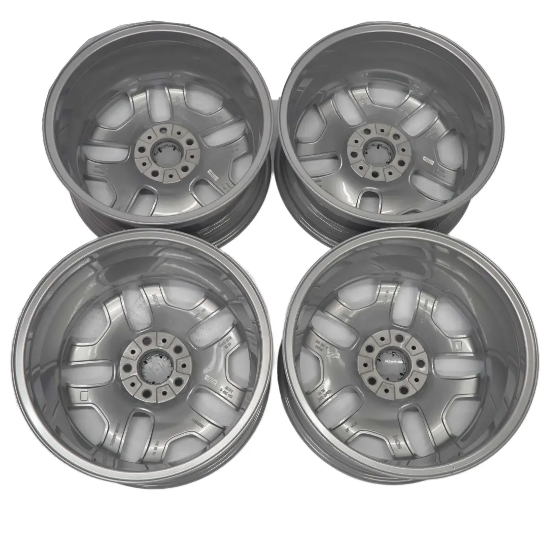 BMW X3 E83 Set Alloy Wheel Rim Silver Complete 4x 18" M Double Spoke 192 - SKU 3415614/3415615 - Part number 3415614/3415615