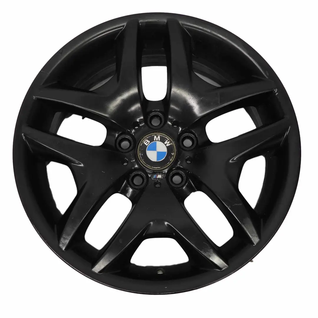 Cerchio anteriore lega nera 18" M Doppie razze 192 8J ET:44 per BMW X3 E83 con numero di parte 3415614 BMW X3 E83 Cerchio anteriore lega nera 18" M Doppie razze 192 8J ET:44 - SKU 3415614-3 - Numero di parte 3415614