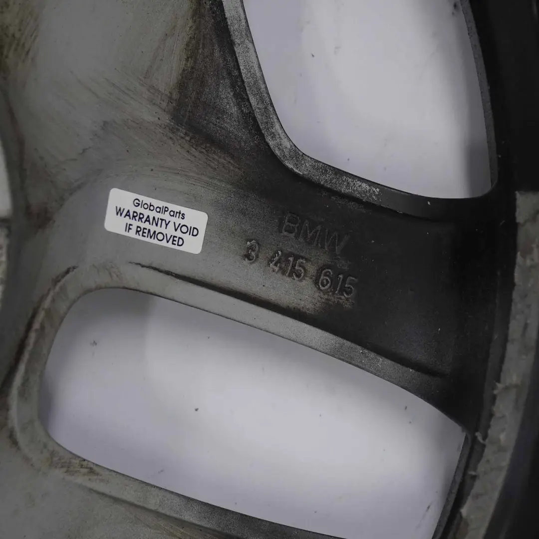 BMW X3 E83 Rear Black Alloy Wheel Rim 18" 9J ET:51 M Double Spoke 192 - SKU 3415615-6 - Part number 3415615