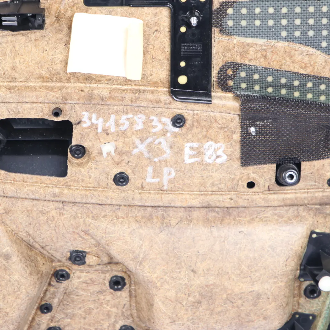 Door Card Front Left N/S Lining Trim Leather Black to BMW X3 E83 with Part number 3415829 BMW X3 E83 Door Card Front Left N/S Lining Trim Leather Black - SKU 3415829 - Part number 3415829