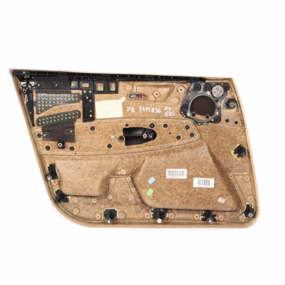 Front Right O/S Door Card Lining Leather Sandbeige Beige to BMW X3 E83 with Part number 3415836 BMW X3 E83 Front Right O/S Door Card Lining Leather Sandbeige Beige - SKU 3415836 - Part number 3415836