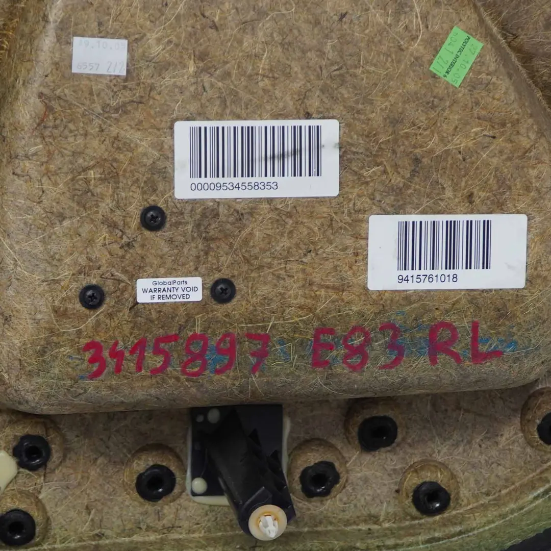 Garniture Carte de Porte Arrière Gauche Cuir Noir Ambiente pour BMW X3 E83 à propos du numéro de pièce 3415897 BMW X3 E83 Garniture Carte de Porte Arrière Gauche Cuir Noir Ambiente - SKU 3415897 - Numéro de pièce 3415897