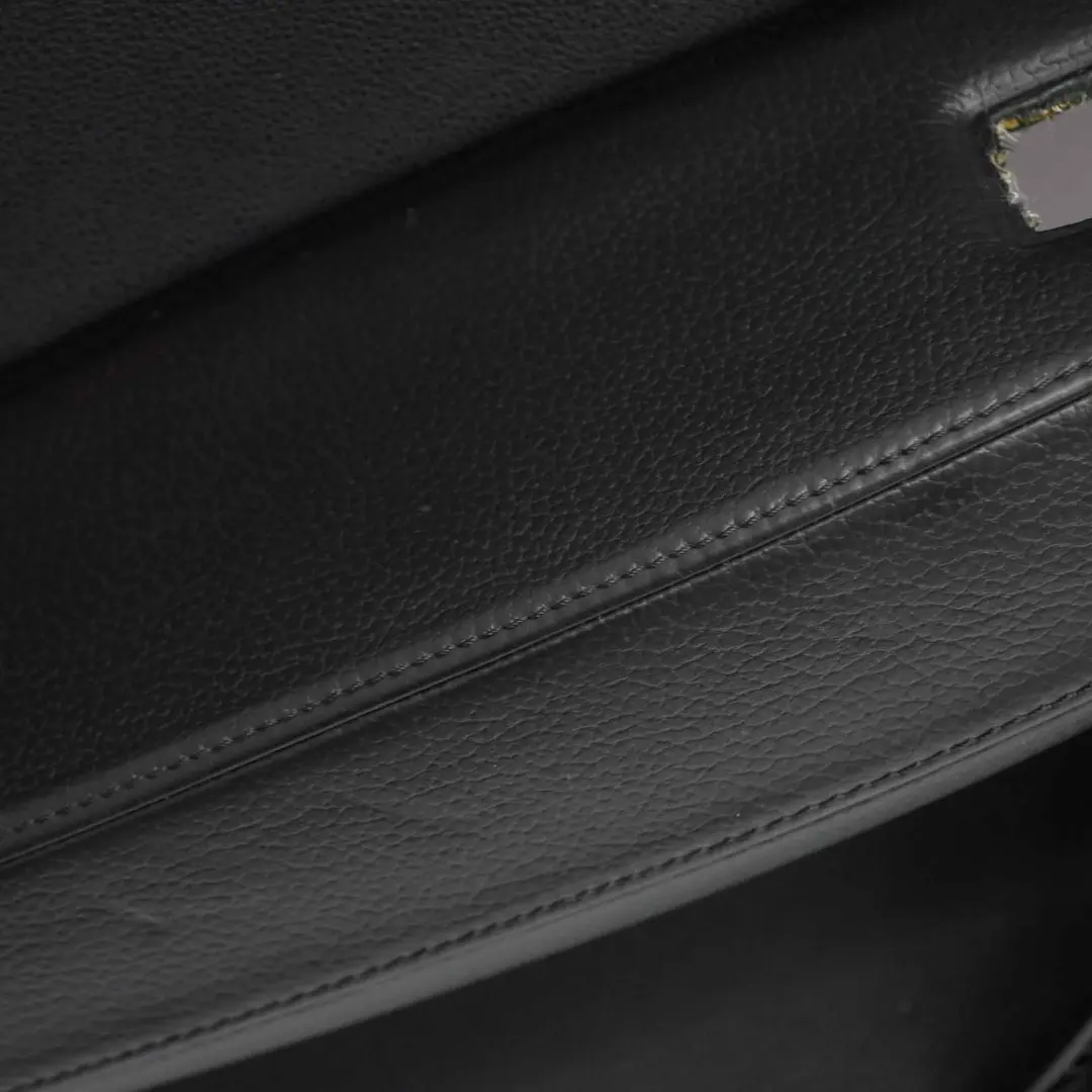 BMW X3 Series E83 Rear Left N/S Door Card Lining Leather Black Ambiente - SKU 3415897 - Part number 3415897