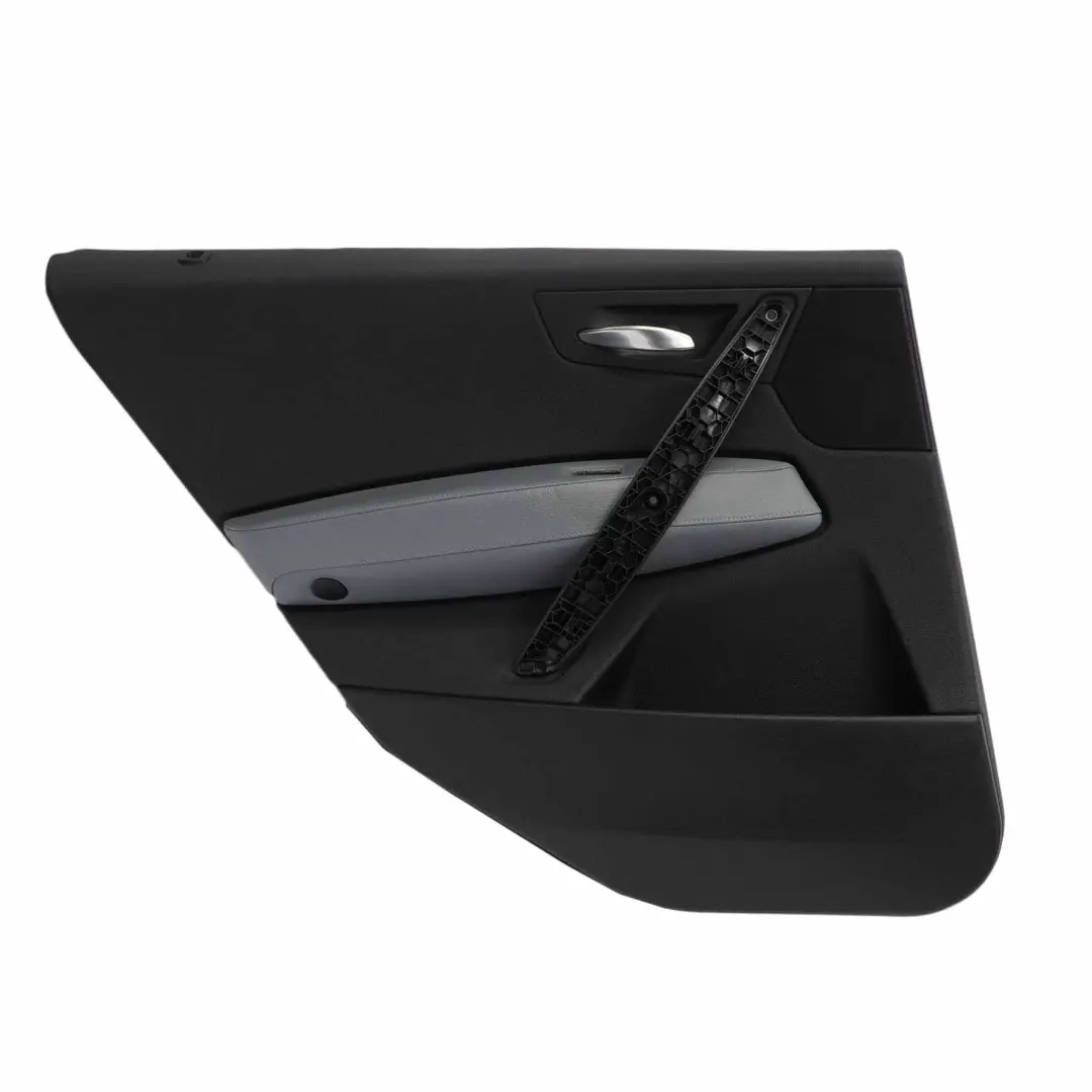 Left N/S Door Card Lining Leather Black Grey Blue to BMW X3 Series E83 1 Rear with Part number 3415901 BMW X3 Series E83 1 Rear Left N/S Door Card Lining Leather Black Grey Blue - SKU 3415901-1 - Part number 3415901