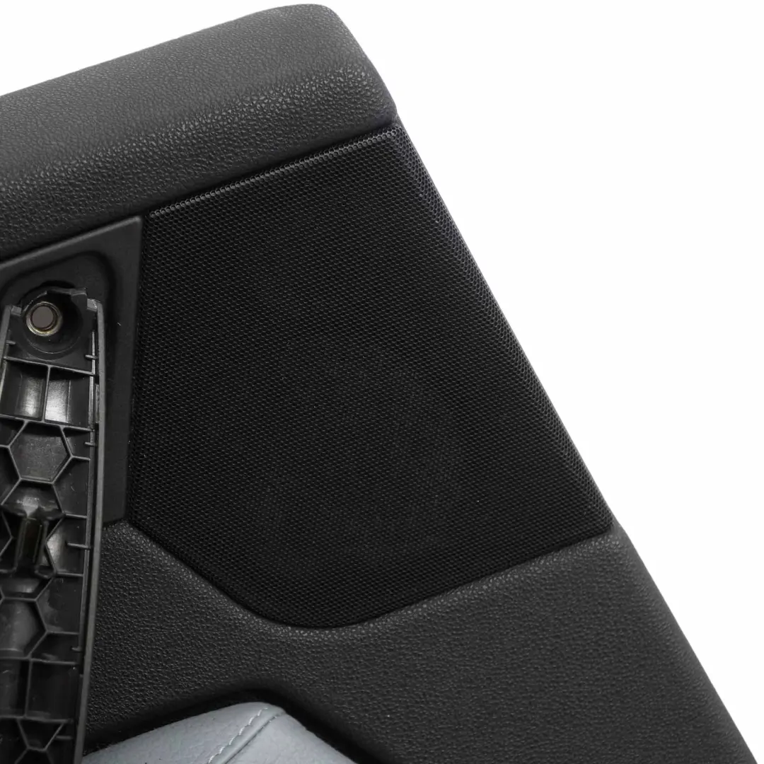 Left N/S Door Card Lining Leather Black Grey Blue to BMW X3 Series E83 1 Rear with Part number 3415901 BMW X3 Series E83 1 Rear Left N/S Door Card Lining Leather Black Grey Blue - SKU 3415901-1 - Part number 3415901