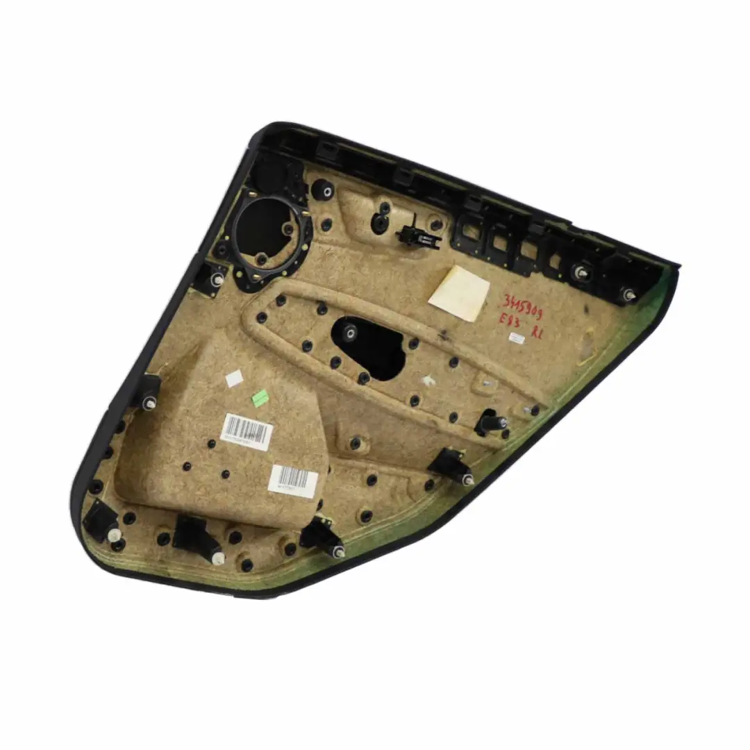 BMW X3 E83 Carte de Porte Arrière Gauche Garniture de Porte Vinyle Sensatec Noir - SKU 3415909 - Numéro de pièce 3415909