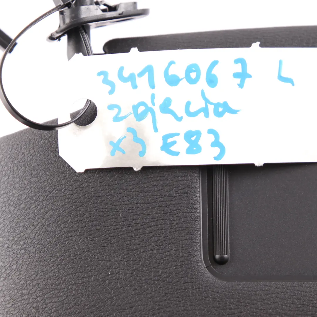  Aletta Parasole BMW X3 E83 LCI Specchio Illuminato Sinistro Antracite - SKU 3416067 - Numero di parte 3416067