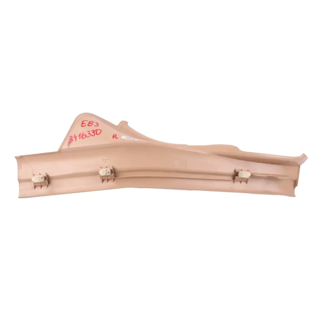 Baguette De Garniture De Porte Arrière Droite Beige Sable pour BMW X3 E83 LCI à propos du numéro de pièce 3416330 BMW X3 E83 LCI Baguette De Garniture De Porte Arrière Droite Beige Sable - SKU 3416330 - Numéro de pièce 3416330