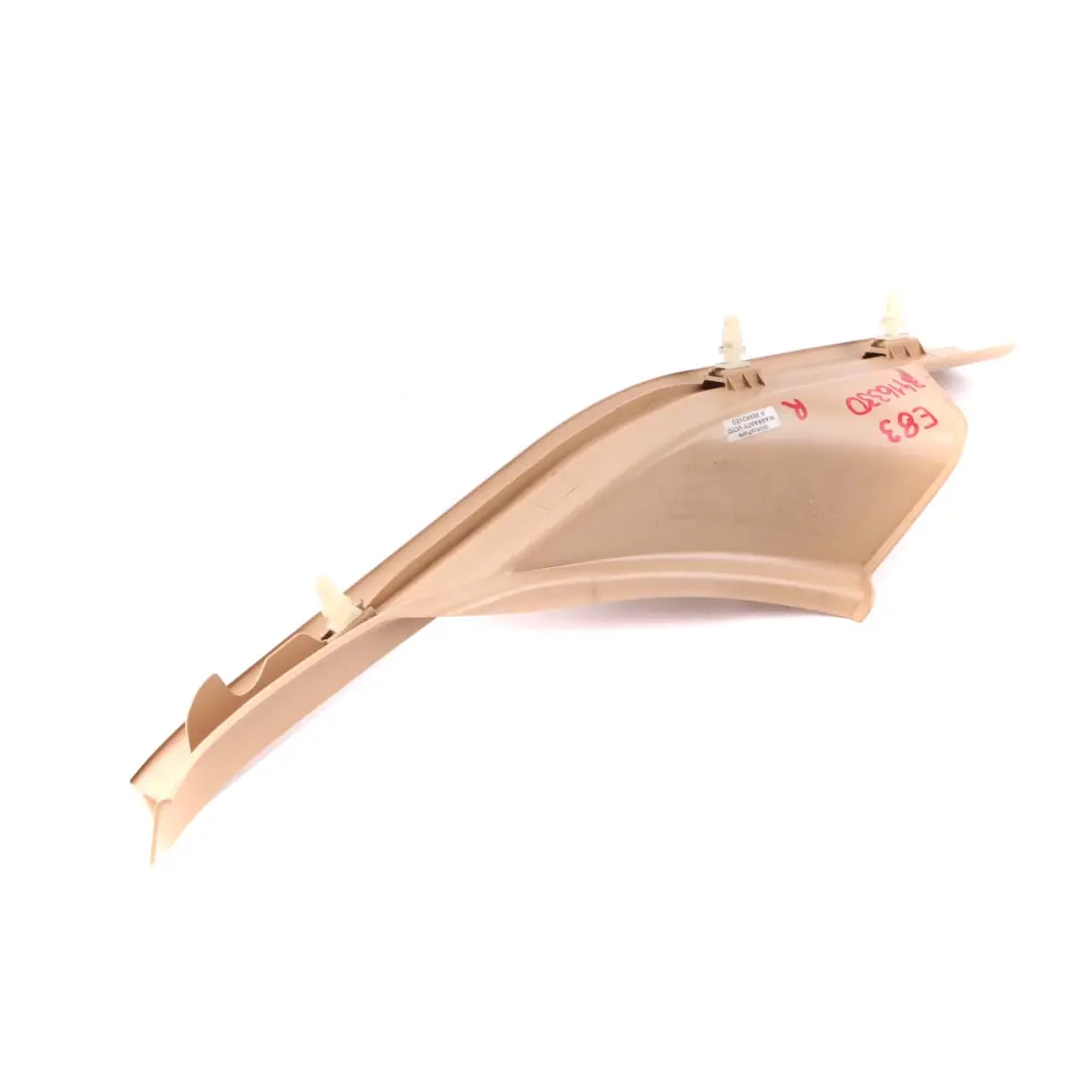 BMW X3 E83 LCI Cover Trim Strip Entrance Rear Right O/S Sand Beige - SKU 3416330 - Part number 3416330