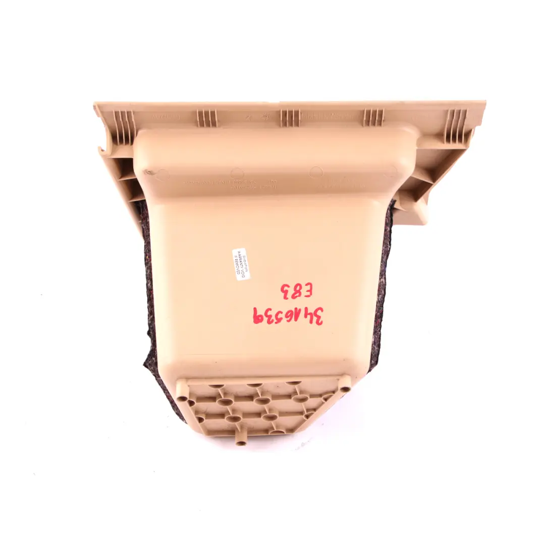 Portaobjetos Maletero Maletas Derecho para BMW X3 E83 con número de pieza 3416539 BMW X3 E83 Portaobjetos Maletero Maletas Derecho - SKU 3416539 - Número de pieza 3416539