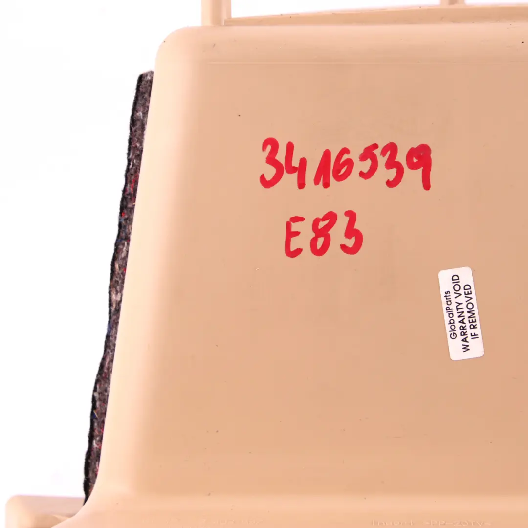 Boczek Schowek Bagażnika Prawy do BMW X3 E83 o numerze 3416539 BMW X3 E83 Boczek Schowek Bagażnika Prawy - SKU 3416539 - Numer Części 3416539