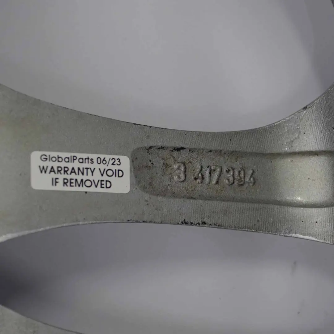 BMW X3 Series E83 Silver Wheel Alloy Rim Double Spoke 205 18" ET:46 8J - SKU 3417394-3 - Part number 3417394