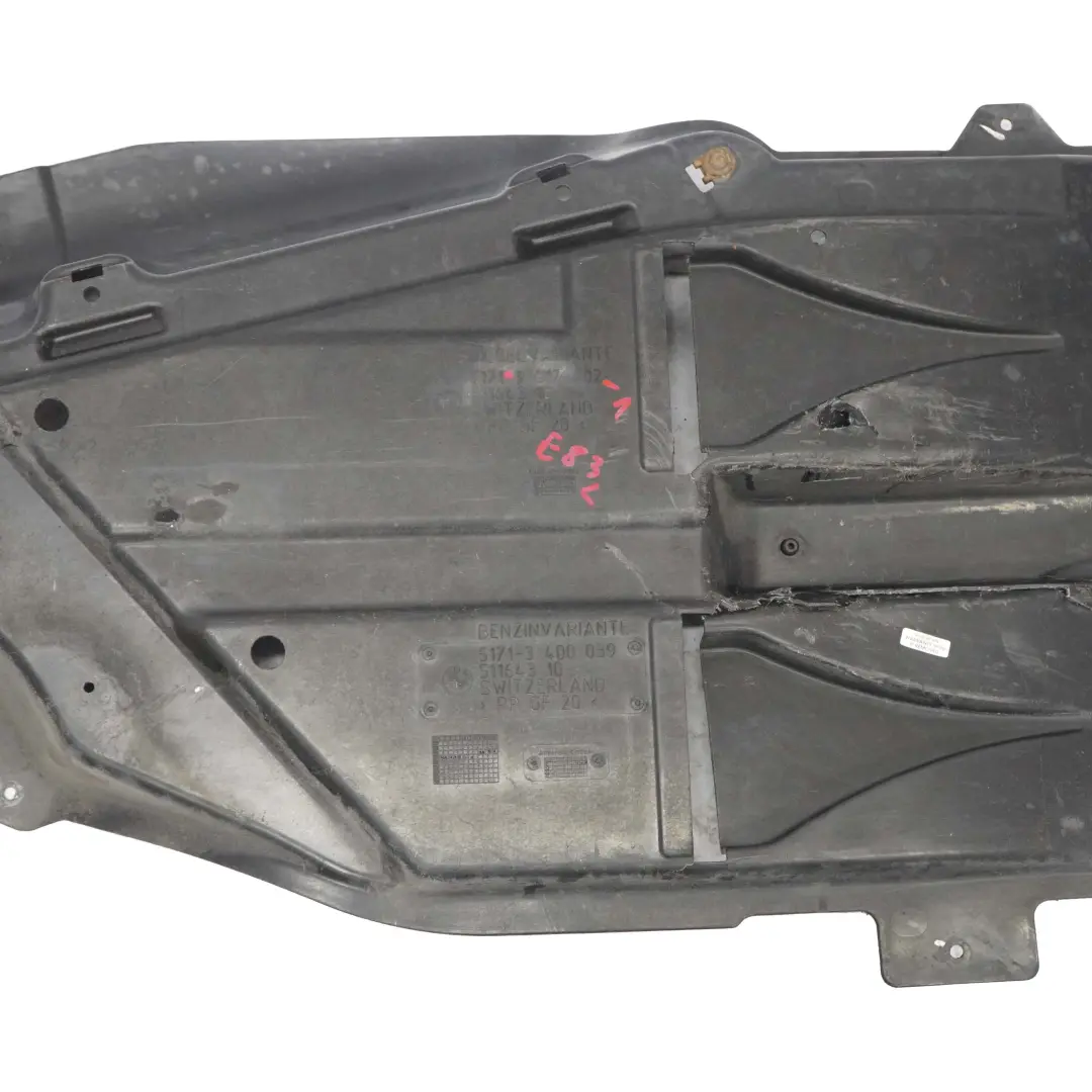 Left N/S Fuel Tank Covering Shield Protection Panel Cover to BMW X3 E83 with Part number 3417402 BMW X3 E83 Left N/S Fuel Tank Covering Shield Protection Panel Cover - SKU 3417402-1 - Part number 3417402