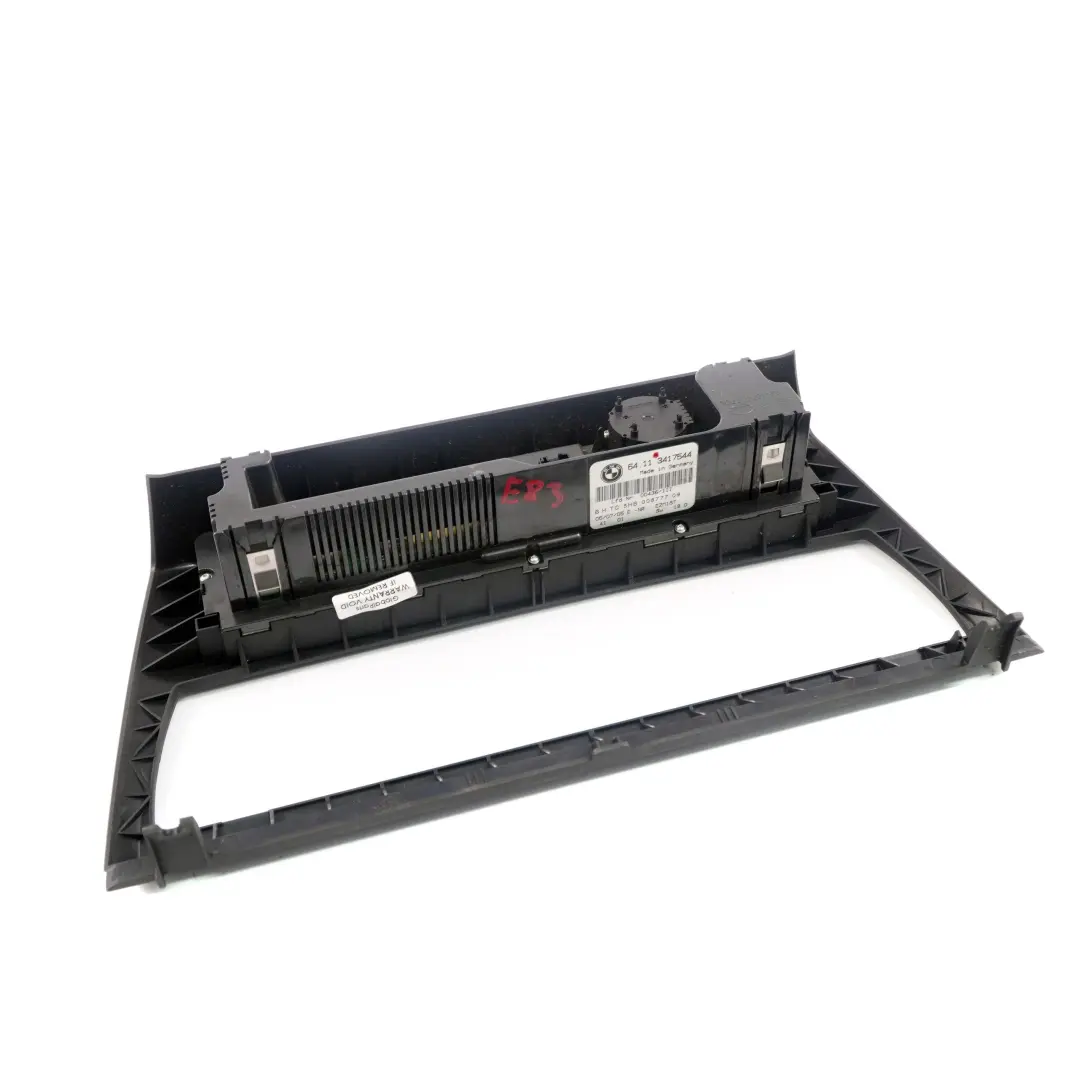 BMW X3 E83 Climatizzatore Automatico Pannello Controllo Del Clima Nero - SKU 3417544 - Numero di parte 3417544