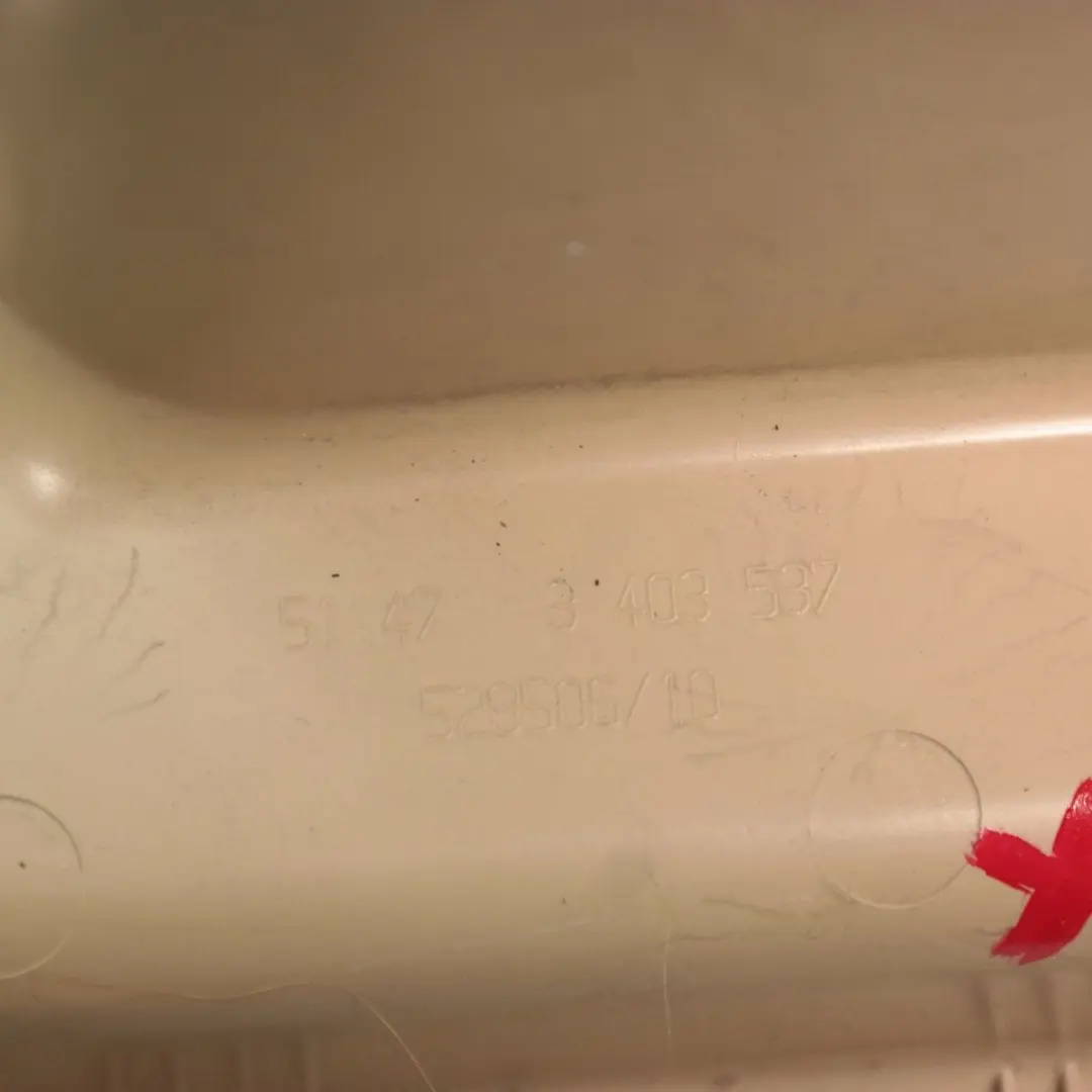 Reihe E83 Staufach Gepäckraum rechts Sandbeige für BMW X3 mit Teilenummer 3418629 BMW X3 Reihe E83 Staufach Gepäckraum rechts Sandbeige - SKU 3418629-1 - Teilenummer 3418629