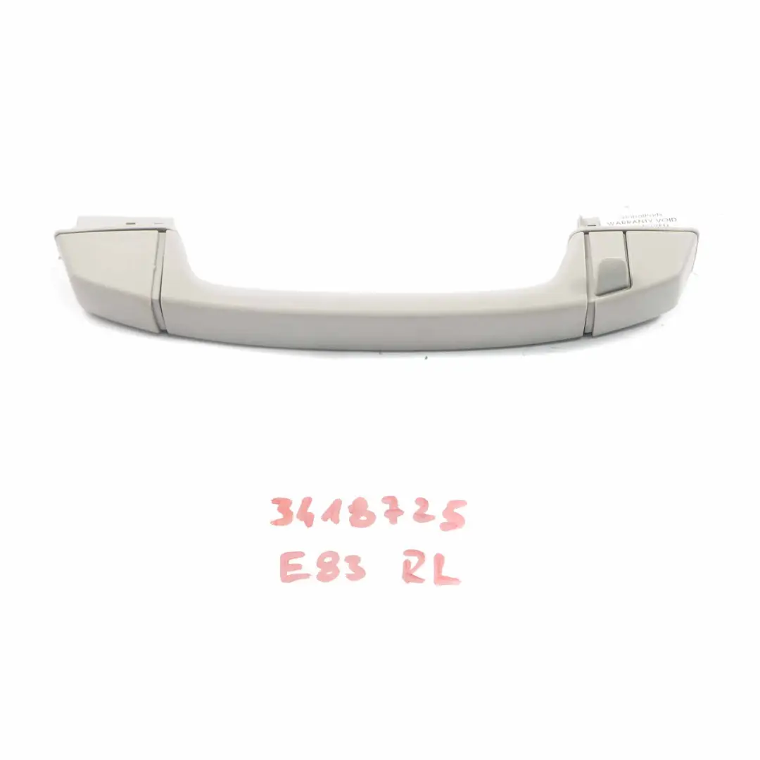 Poignee Arriere Gauche Gris 1222012 pour BMW X3 E83 à propos du numéro de pièce 3418725 BMW X3 E83 Poignee Arriere Gauche Gris 1222012 - SKU 3418725 - Numéro de pièce 3418725