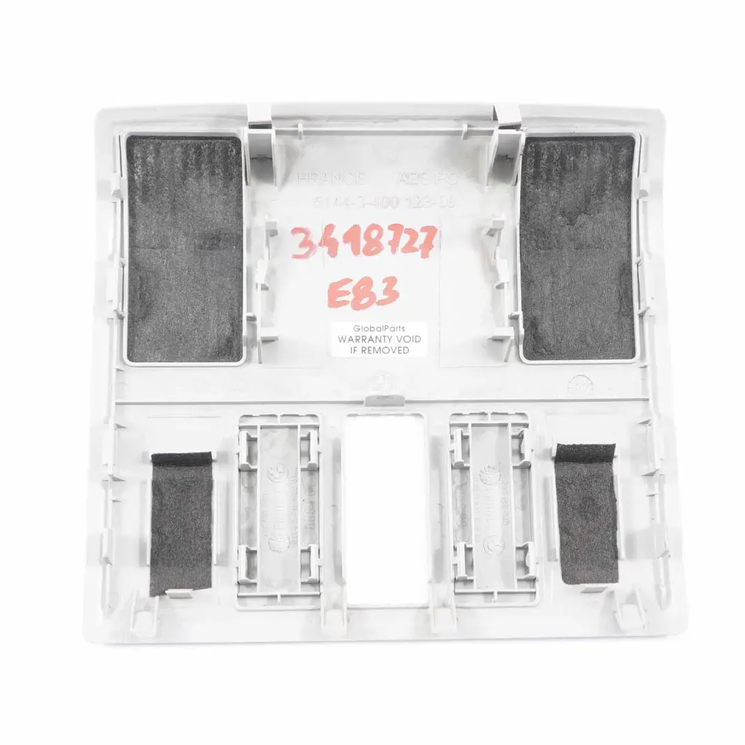 BMW X3 E83 Rivestimento del tetto anteriore Grigio 3400123 - SKU 3418727 - Numero di parte 3418727