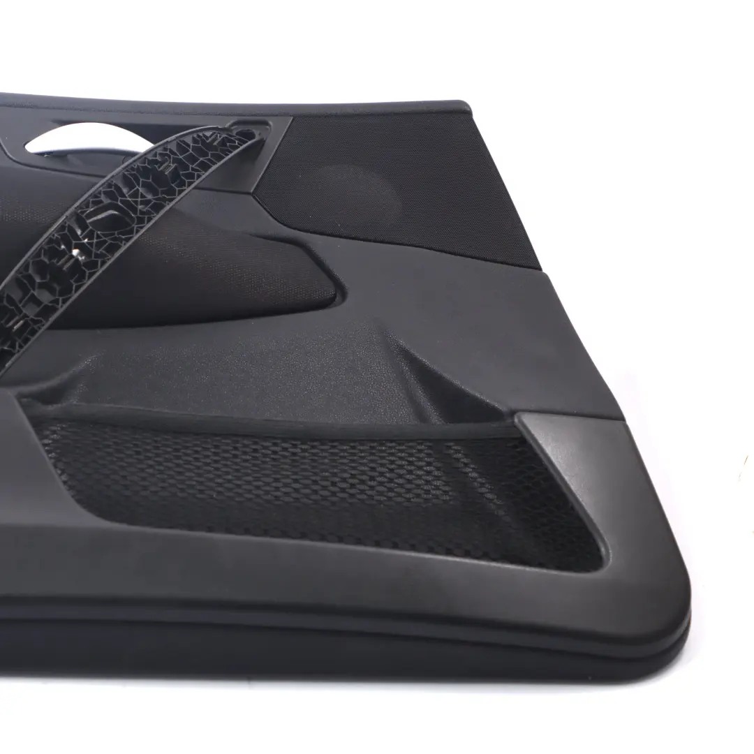 Forro de Tarjeta de Puerta Delantero Izquierdo Adventure Tela Negra para BMW X3 E83 con número de pieza 3418831 BMW X3 E83 Forro de Tarjeta de Puerta Delantero Izquierdo Adventure Tela Negra - SKU 3418831 - Número de pieza 3418831