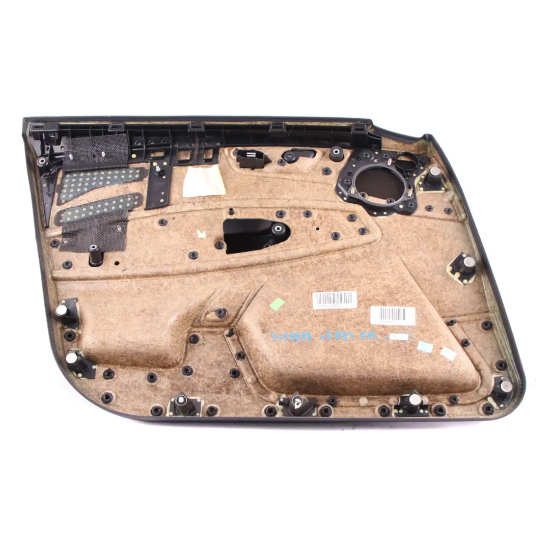 BMW E83 Front Right Door Card Panel Lining Trim Leather Black - SKU 3418838 - Part number 3418838