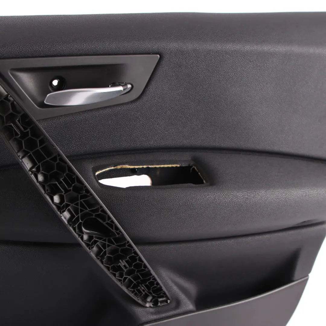 Door Card Front Right O/S Lining Vinyl Sensatec Black to BMW X3 E83 with Part number 3451230 BMW X3 E83 Door Card Front Right O/S Lining Vinyl Sensatec Black - SKU 3418850 - Part number 3451230