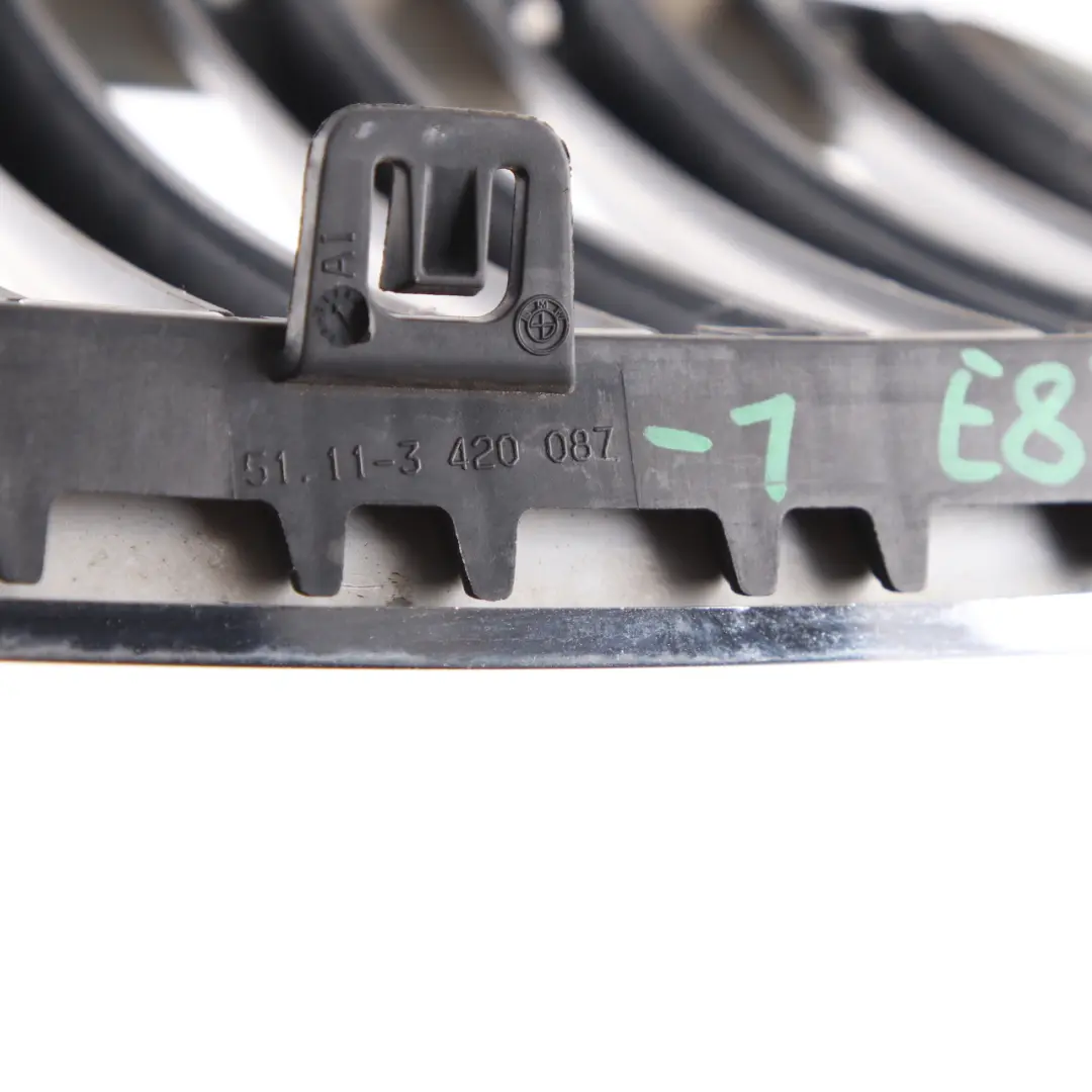 Front Bumper Centre Grille Kidney Left N/S Cover Chrome to BMW X3 E83 LCI with Part number 3420087 BMW X3 E83 LCI Front Bumper Centre Grille Kidney Left N/S Cover Chrome - SKU 3420087-1 - Part number 3420087