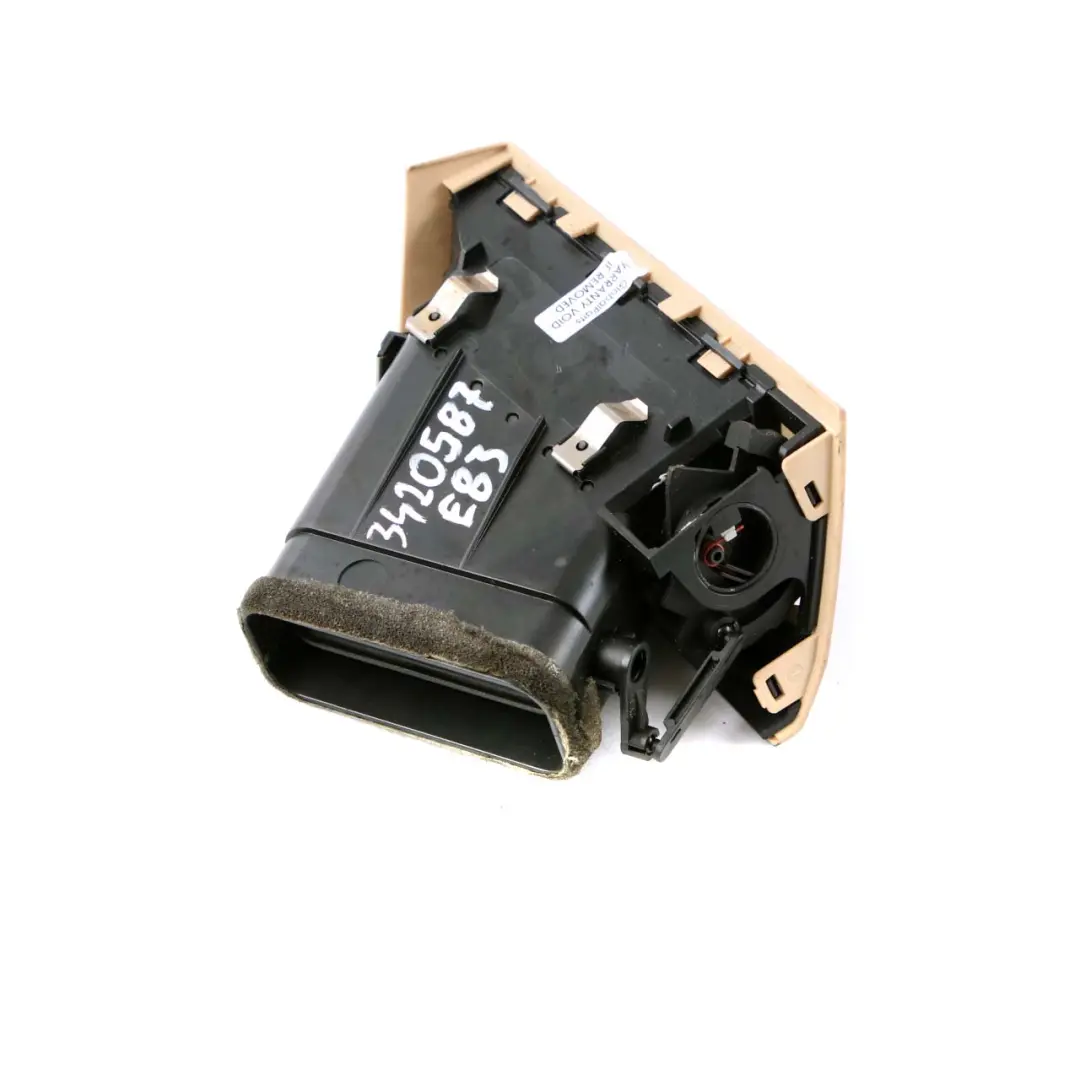 BMW X3 E83 LCI Frischluftgitter Links Armaturenbrett Lüftungsdüse Beige 3415973 - SKU 3420587 - Teilenummer 3420587
