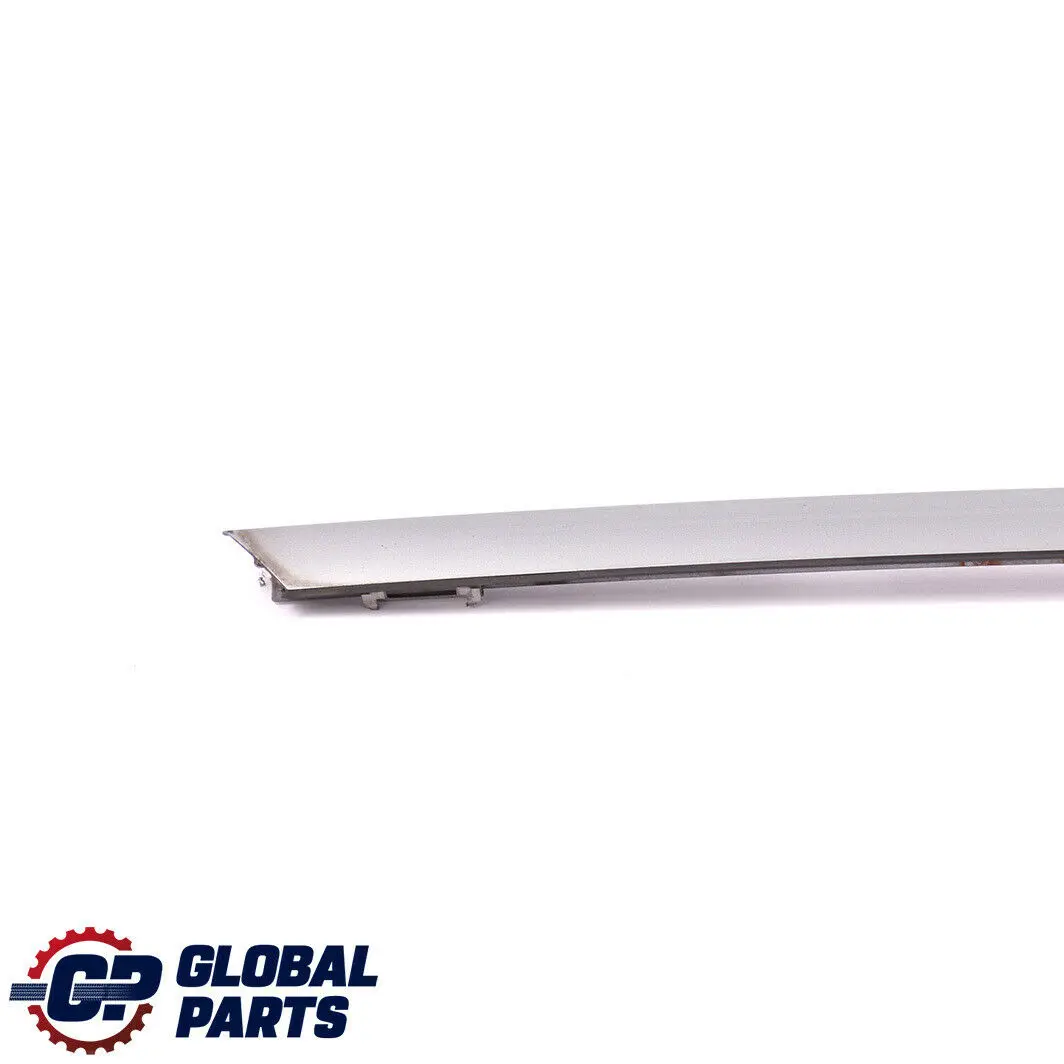 Front Left N/S Windscreen Drip Moulding Trim Strip Silbergrau to BMW X3 Series E83 with Part number 3420829 BMW X3 Series E83 Front Left N/S Windscreen Drip Moulding Trim Strip Silbergrau - SKU 3420829-SBG - Part number 3420829
