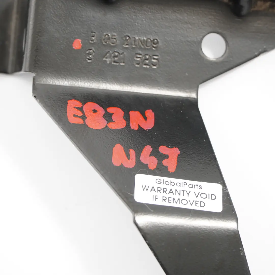 N47 Bracket Power Steering Oil Carrier Support to BMW X3 E83 1.8d 2.0d with Part number 3421525 BMW X3 E83 1.8d 2.0d N47 Bracket Power Steering Oil Carrier Support - SKU 3421525 - Part number 3421525
